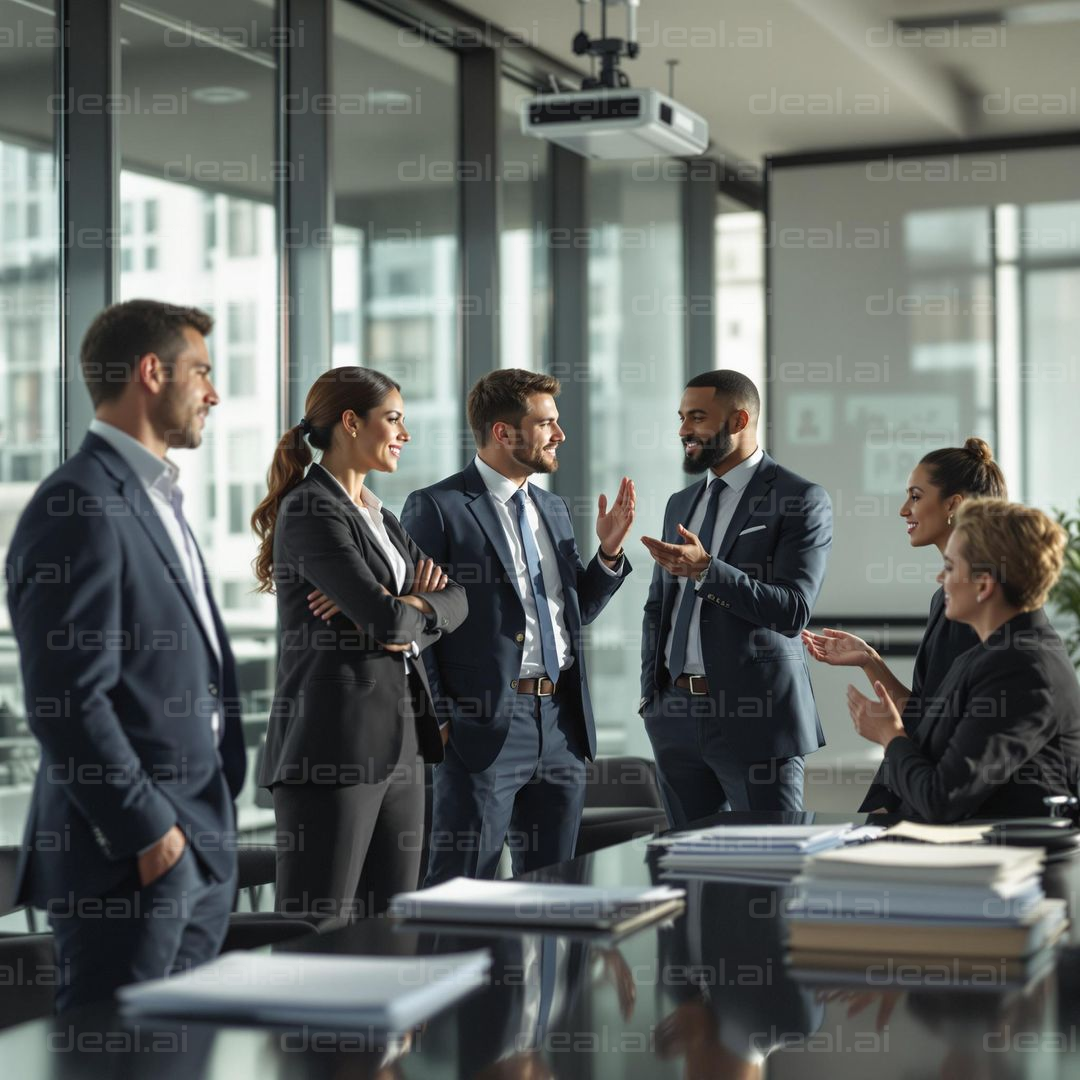 Dynamic Business Meeting Discussion