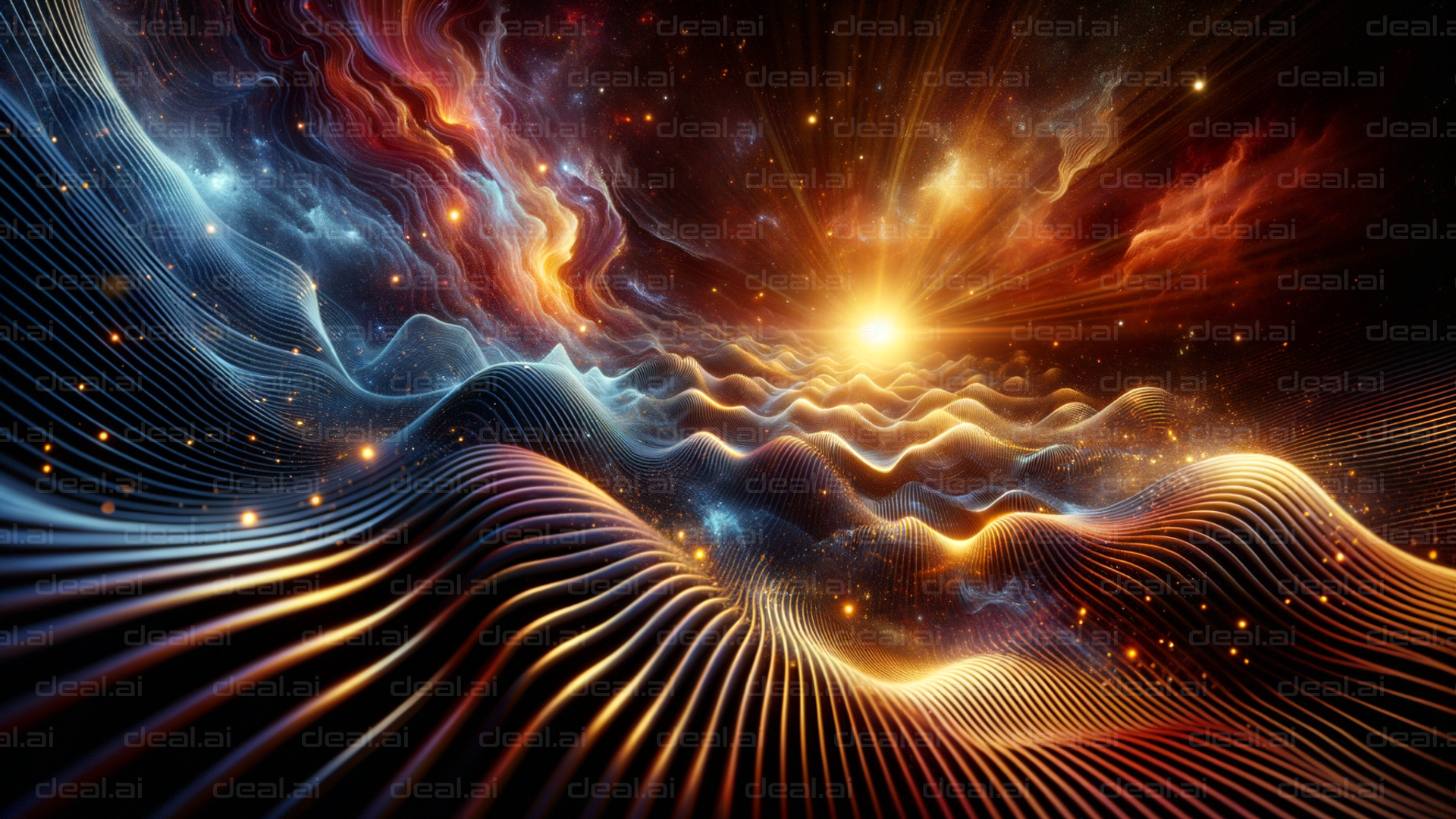 Cosmic Waves of Light and Color