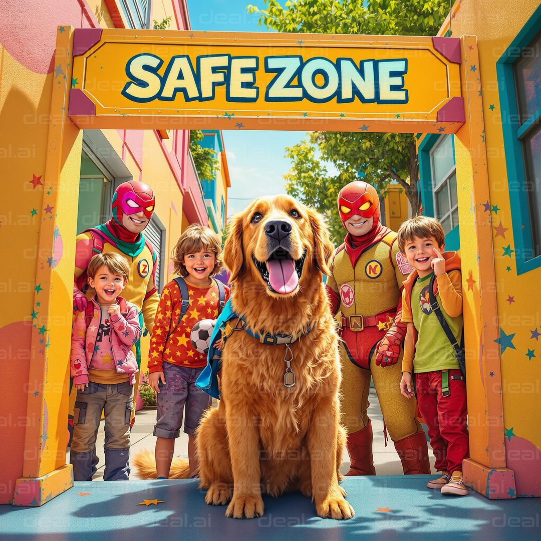 "Superheroes in the Safe Zone"