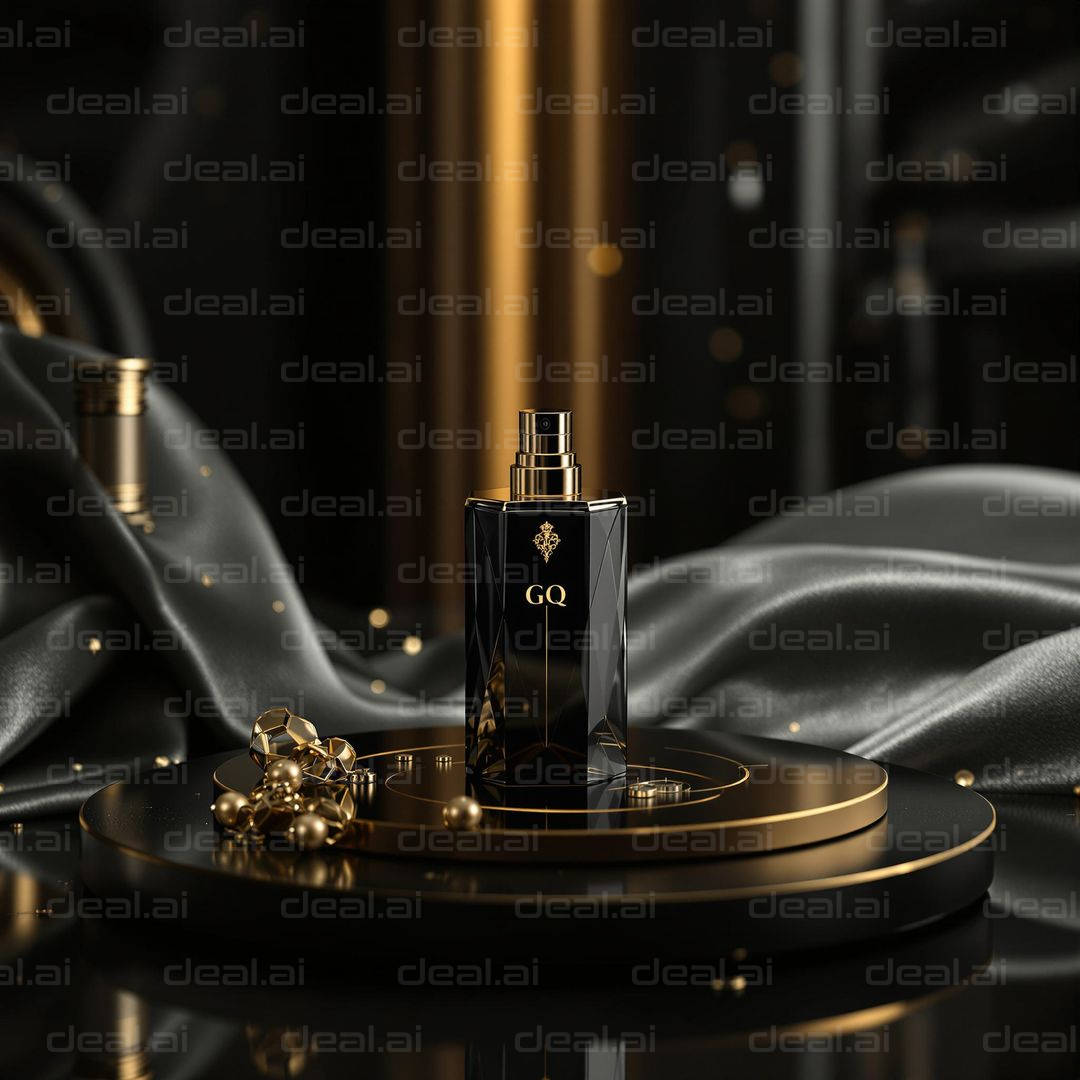 Luxurious Perfume in Gold Décor