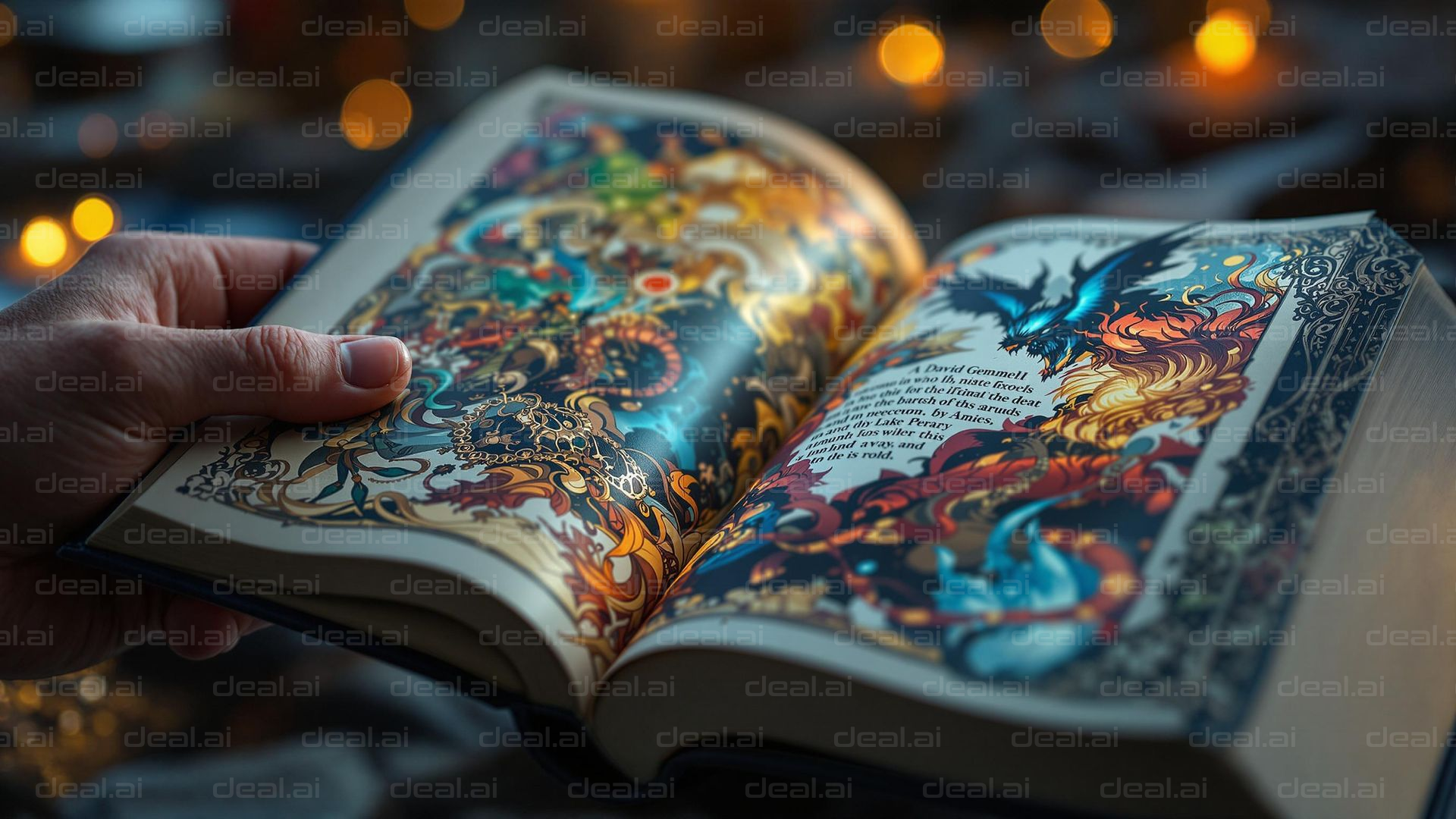 Magical Book of Dragons Tales