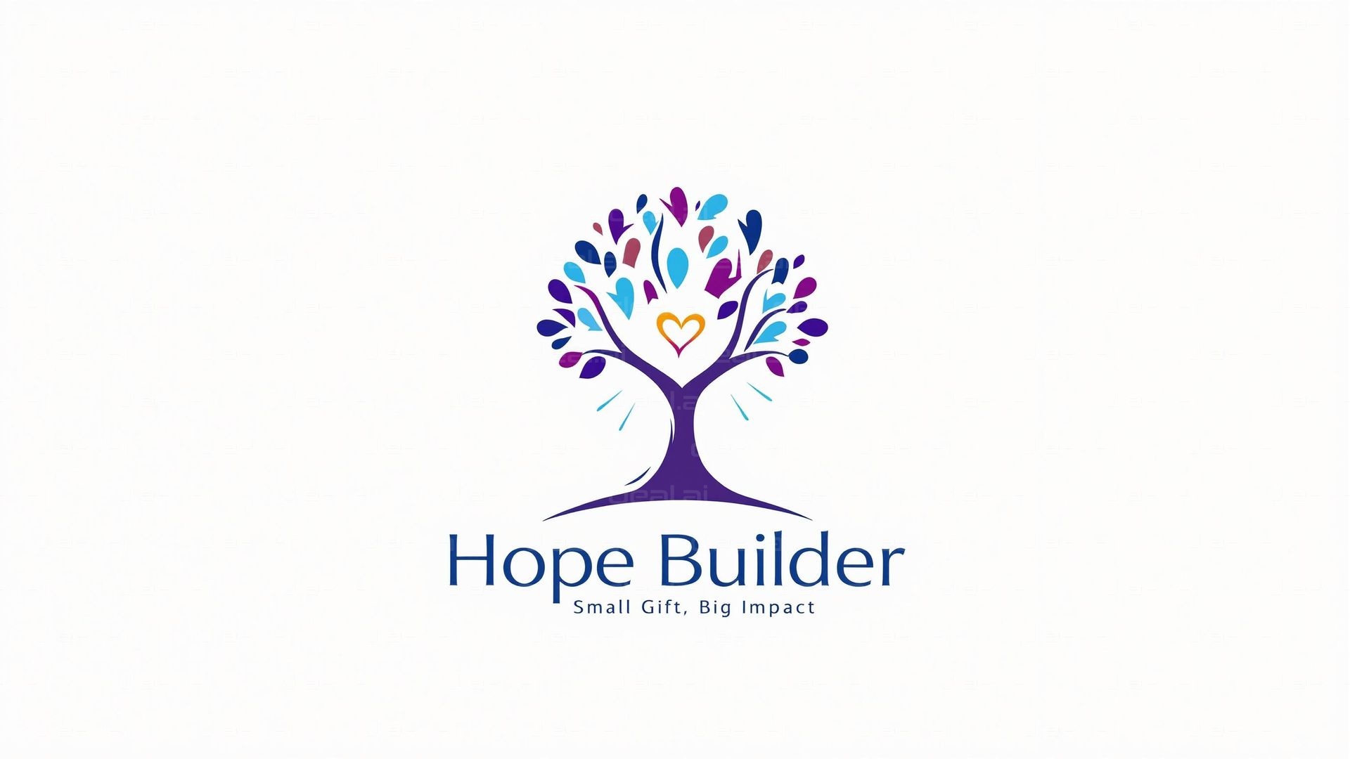 Hope Builder Logo: Small Gift, Big Impact