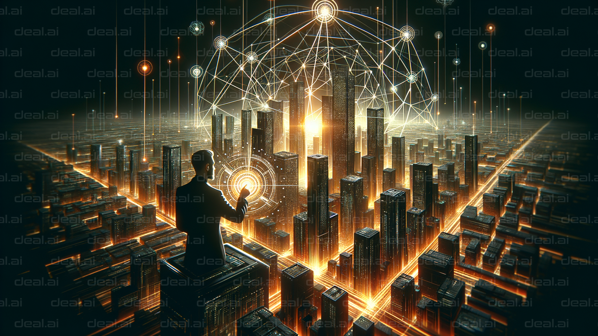 "Futuristic Smart City Network"