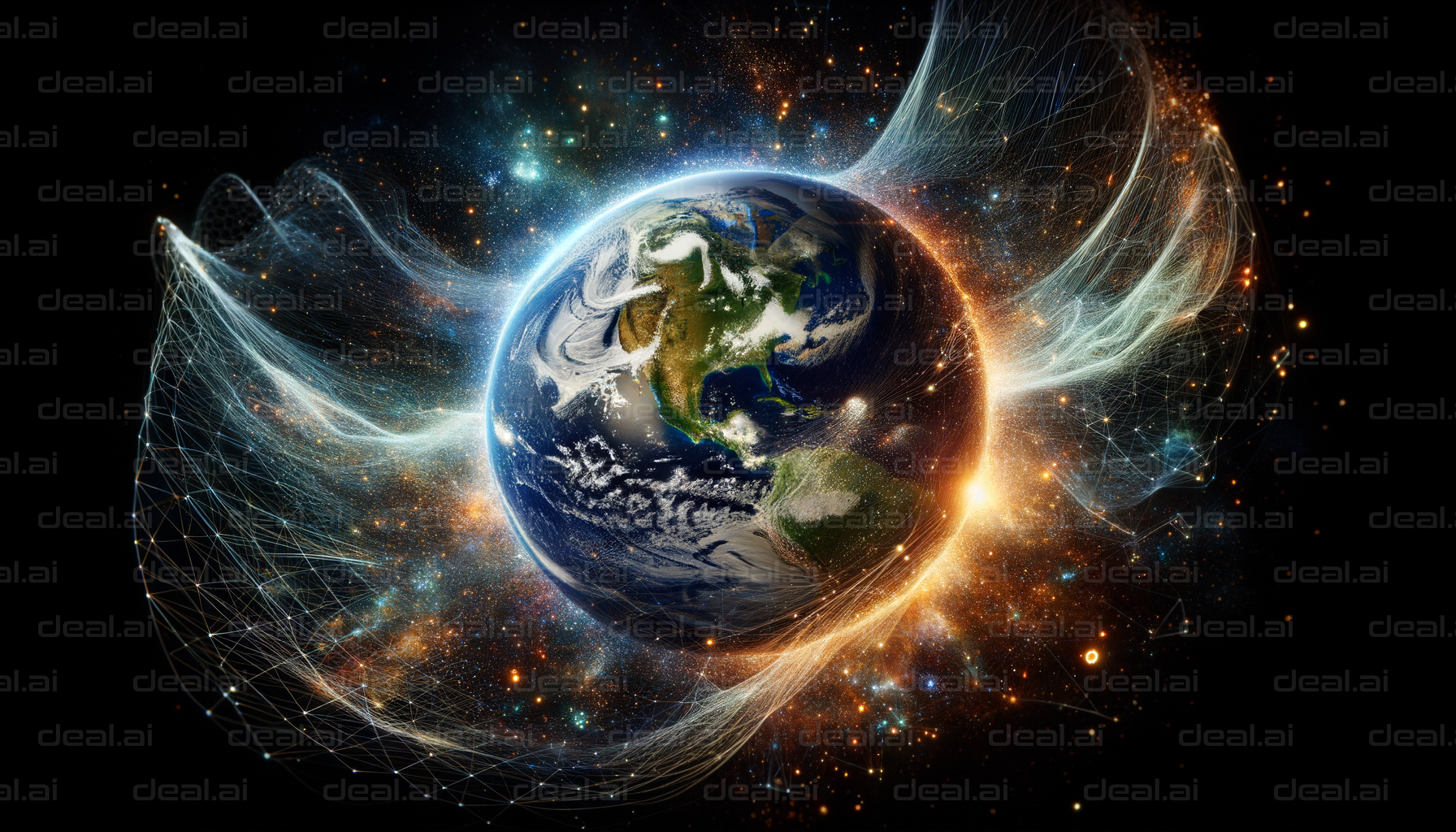 "Digital Universe Surrounding Earth"