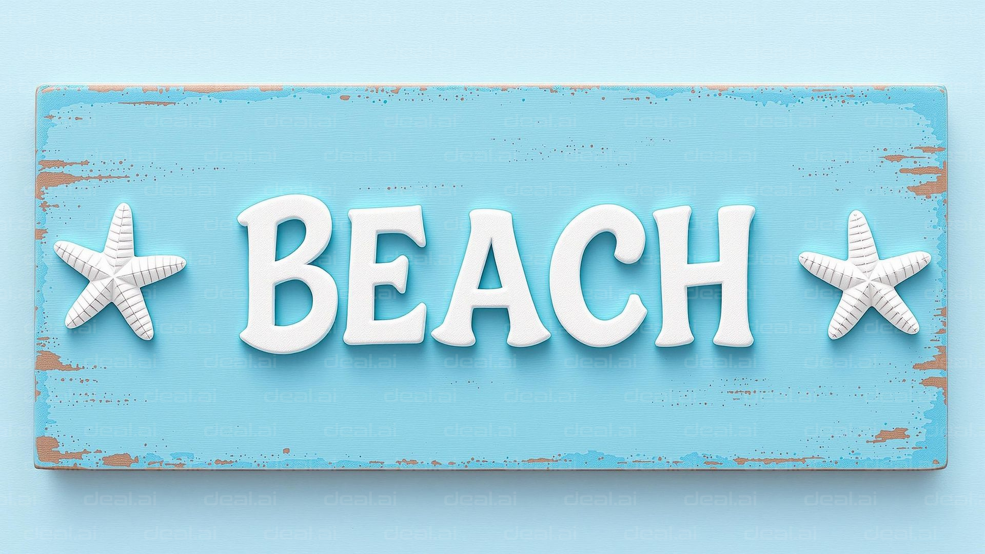 "Beach Vibes Signboard"