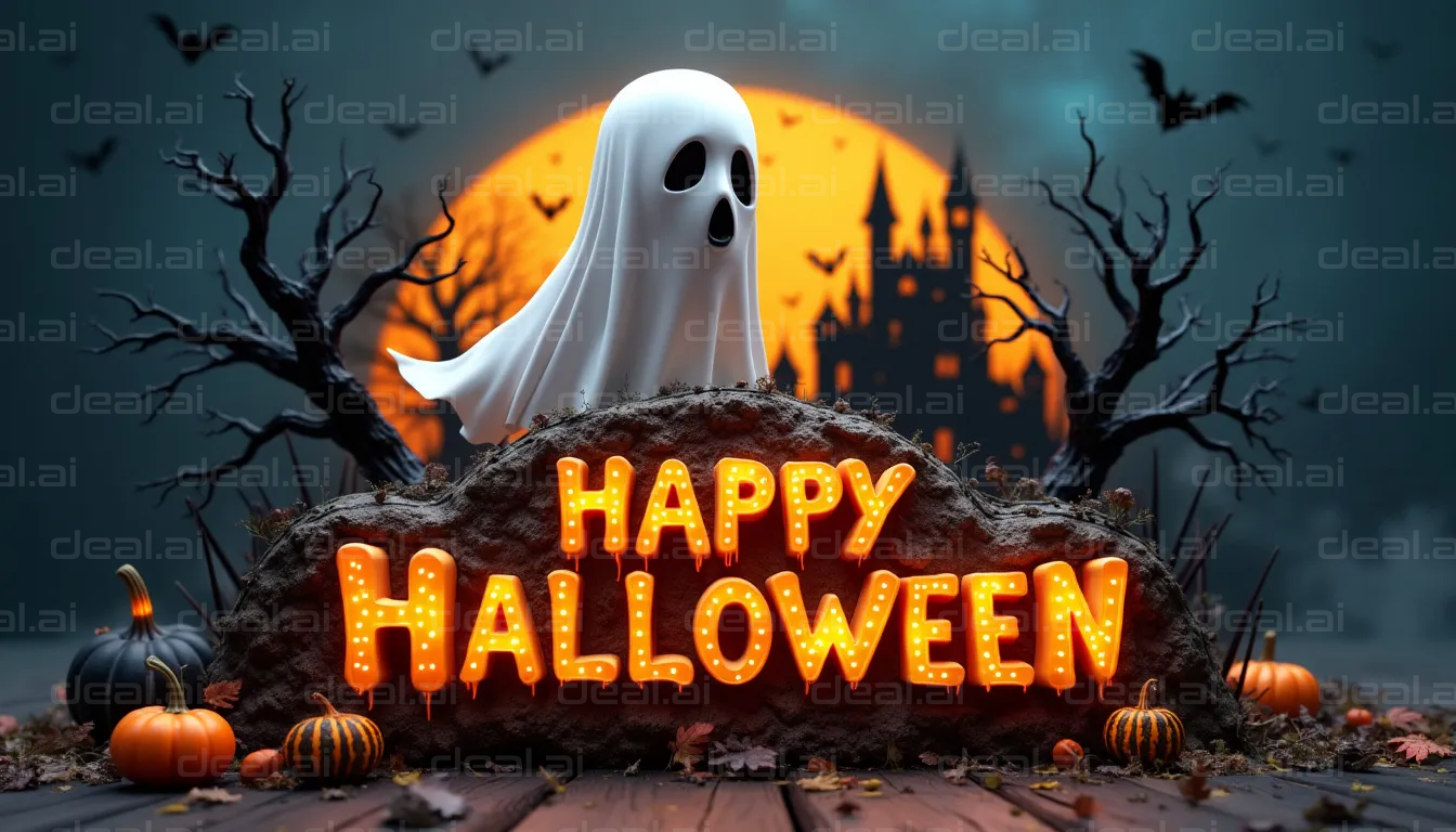 Ghostly Halloween Night