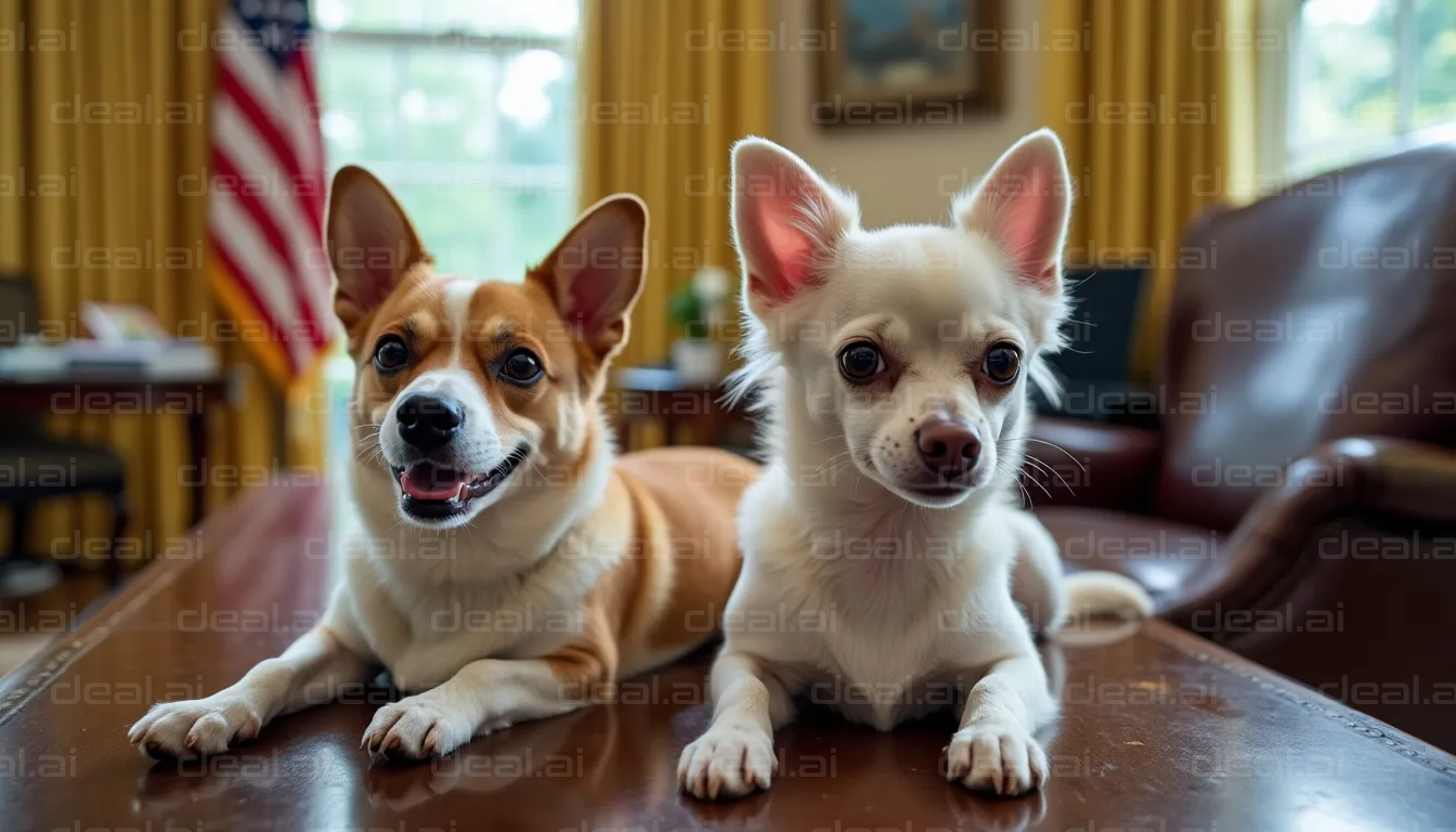 Adorable Pups on Duty