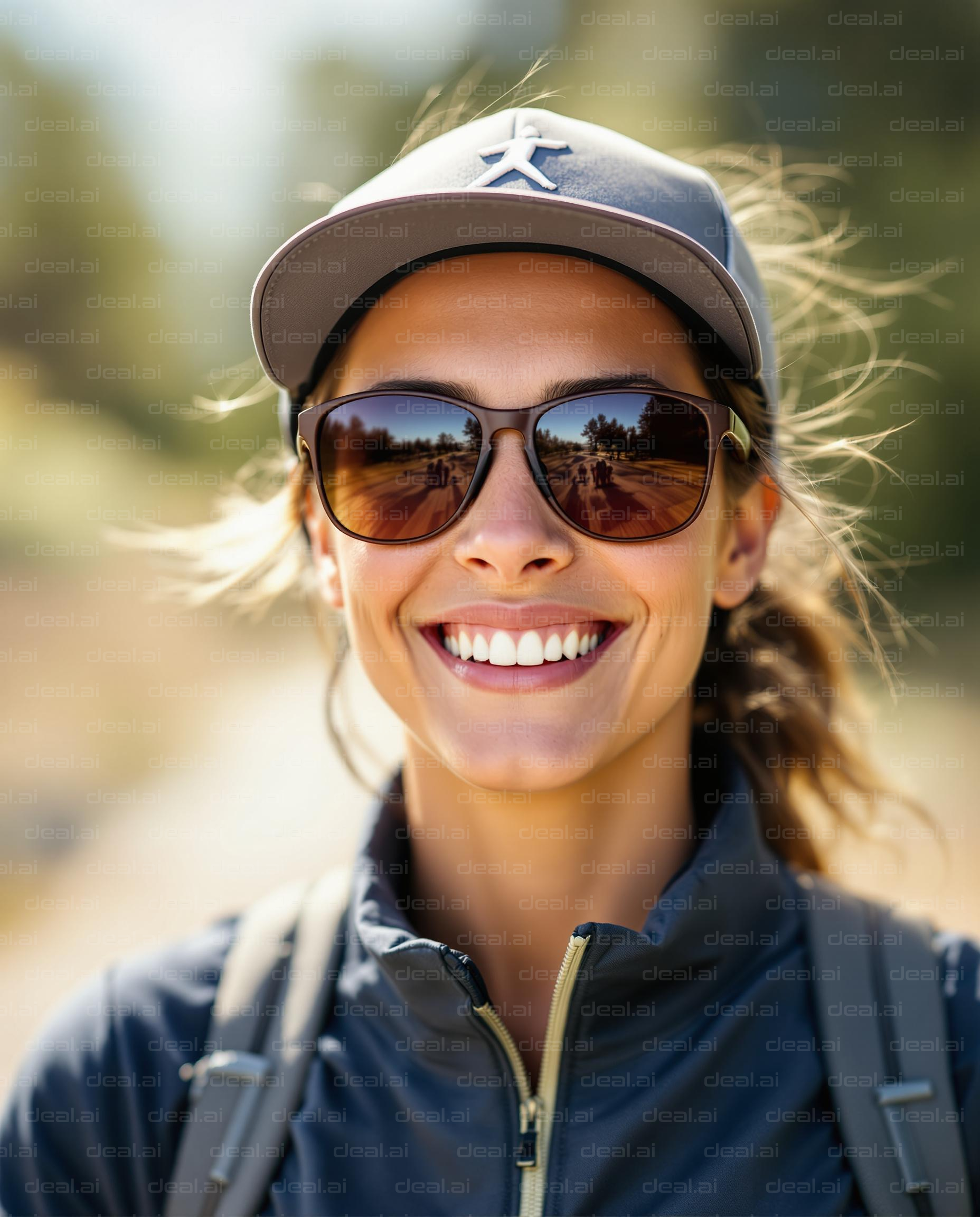 "Sunny Outdoor Adventure Smile"