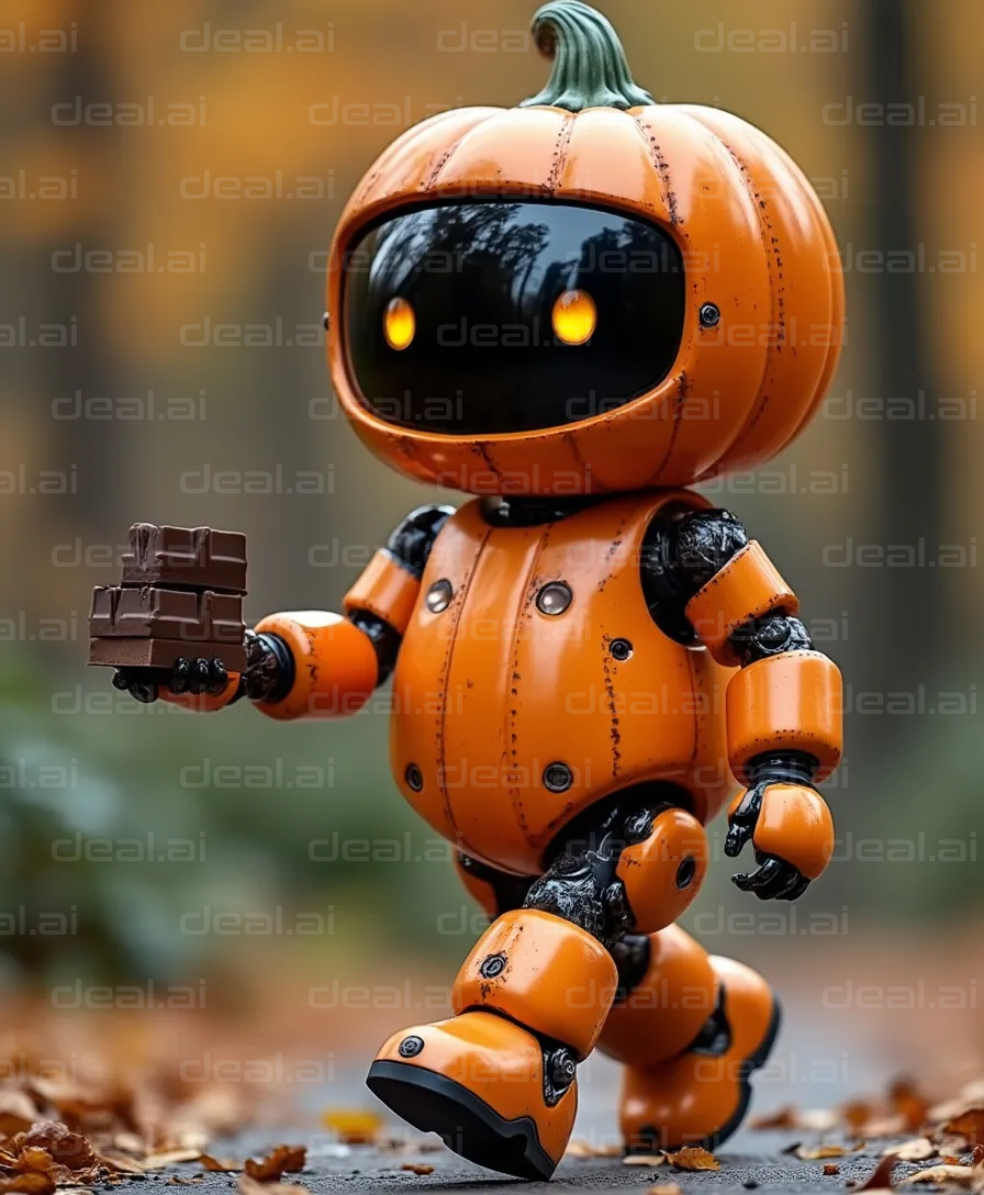 Pumpkin Bot's Chocolate Adventure