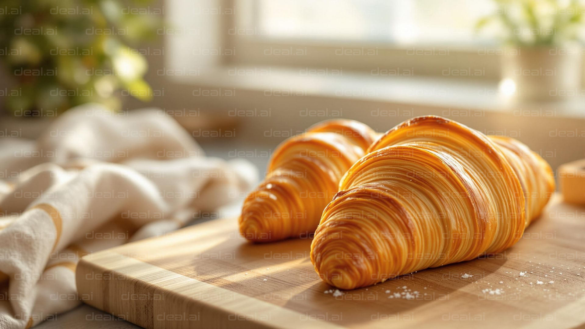 Freshly Baked Croissants Bliss