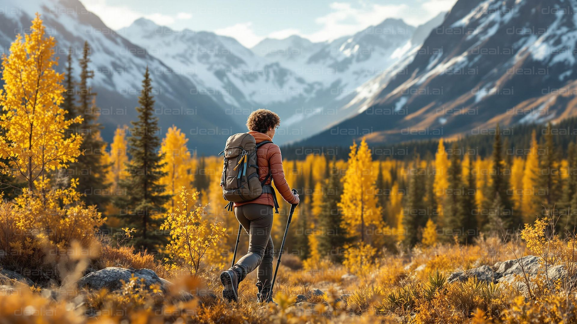 Autumn Hike in the Mountains