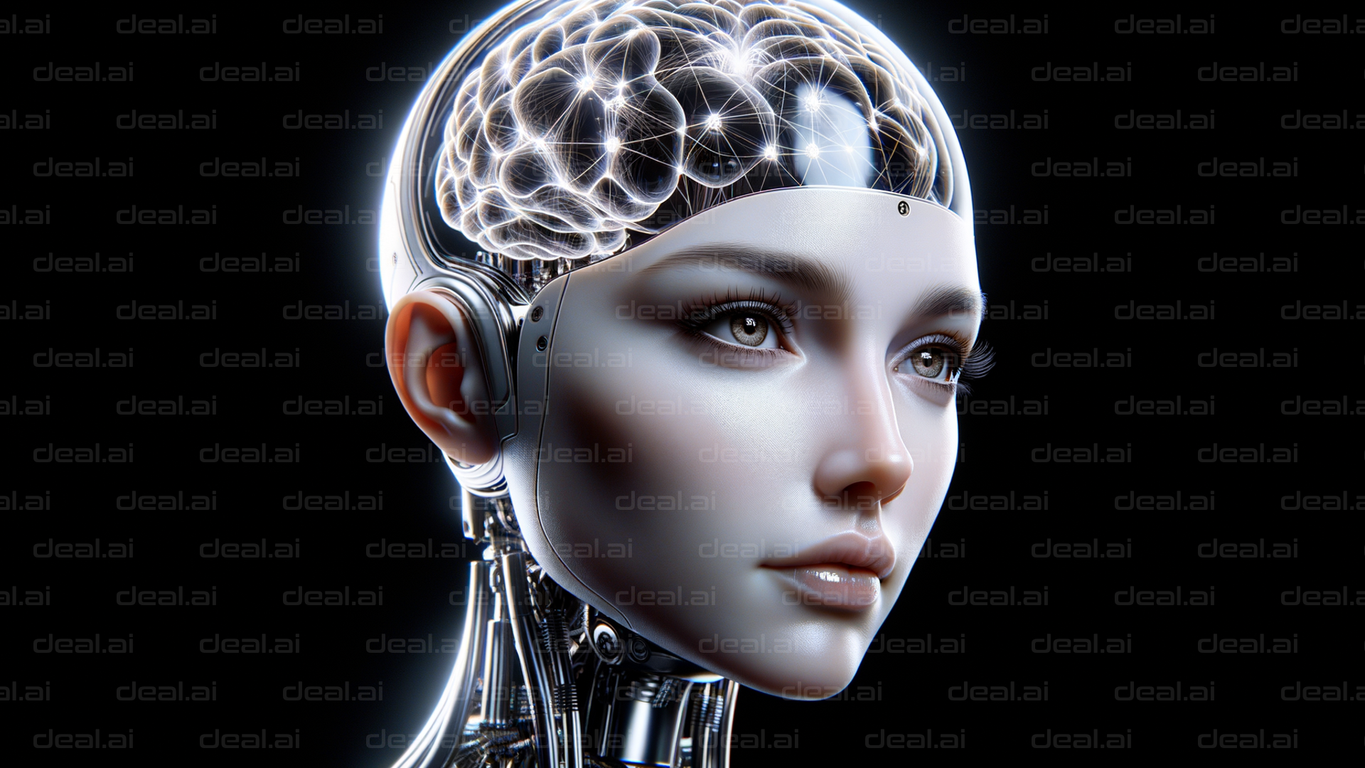 Futuristic AI Android Concept Art