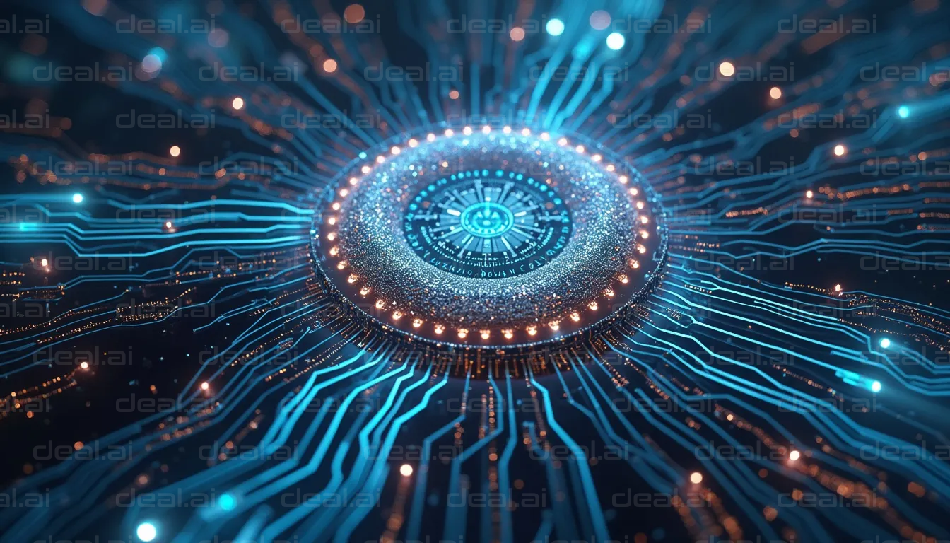 Futuristic Circuitry Design