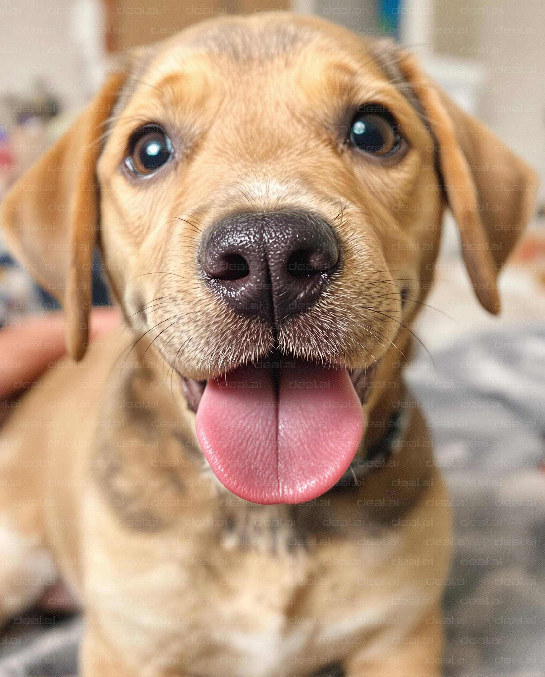 Happy Puppy Close-Up