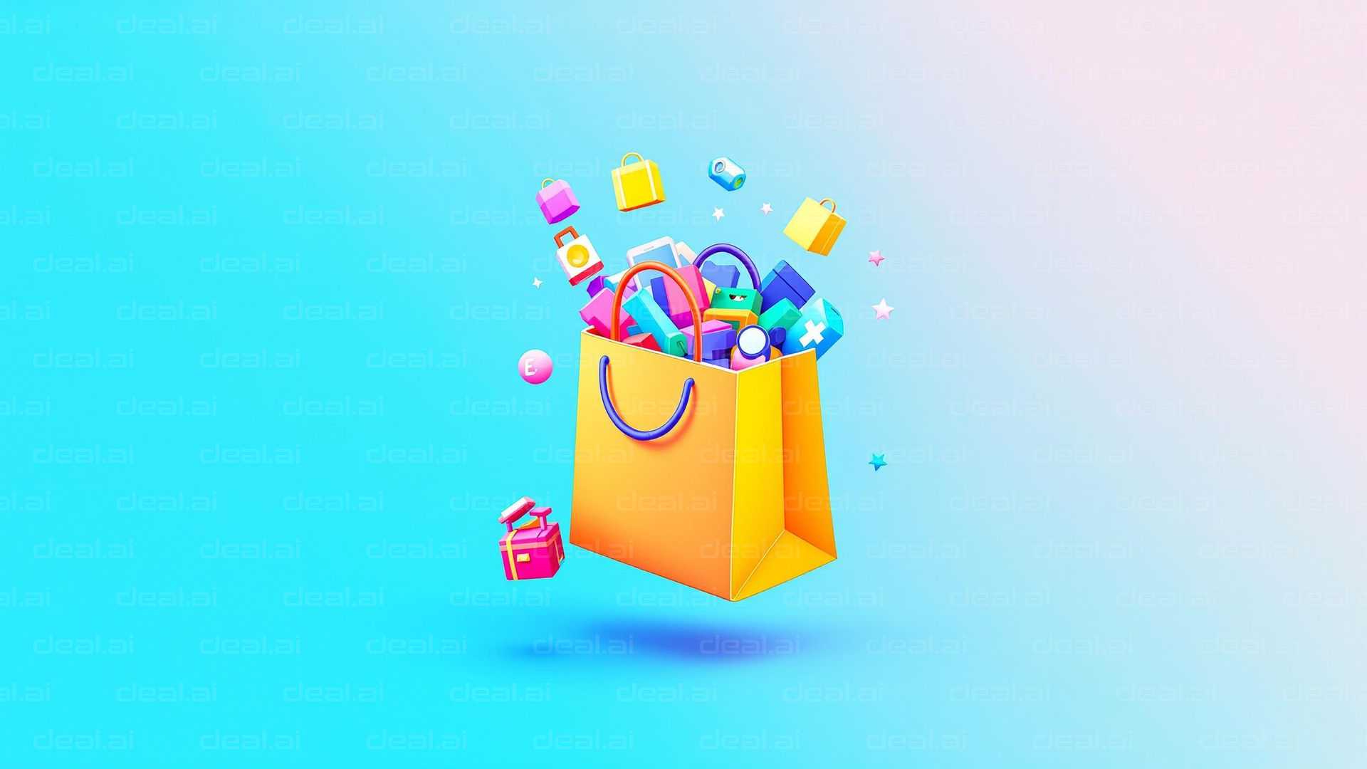 "Colorful Shopping Explosion"