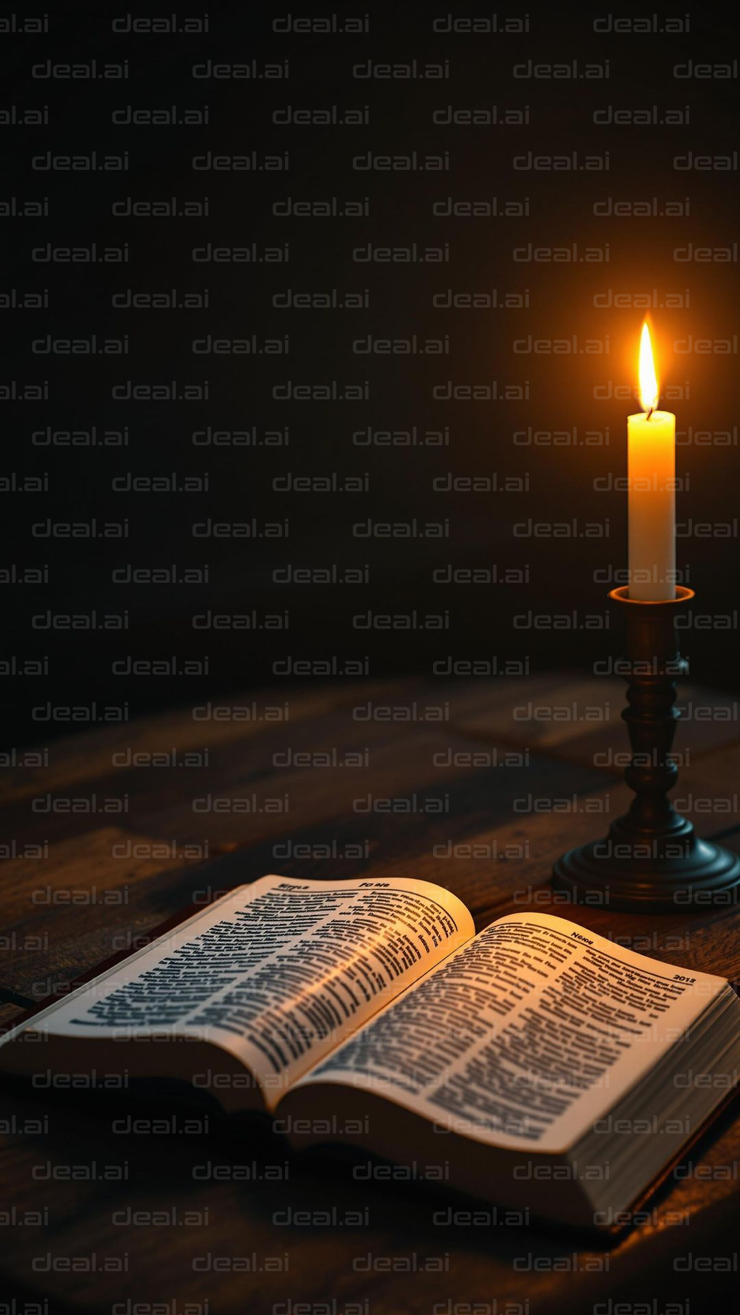 Candlelit Reading Nook