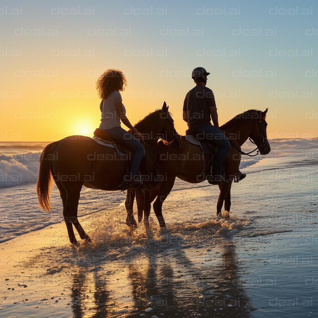 Sunset Ride Along the Shoreline