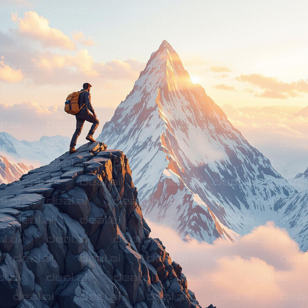 Mountain Majesty at Sunrise