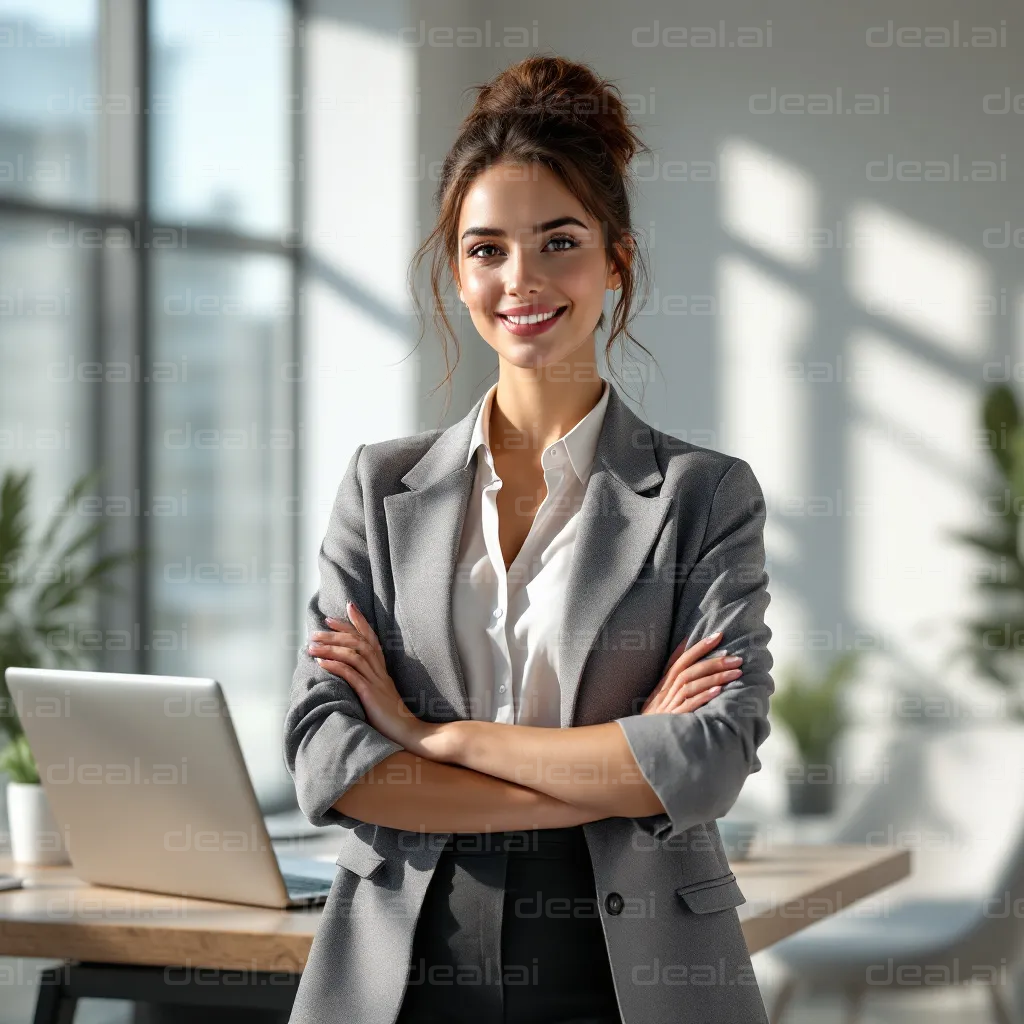 Confident Professional in Office