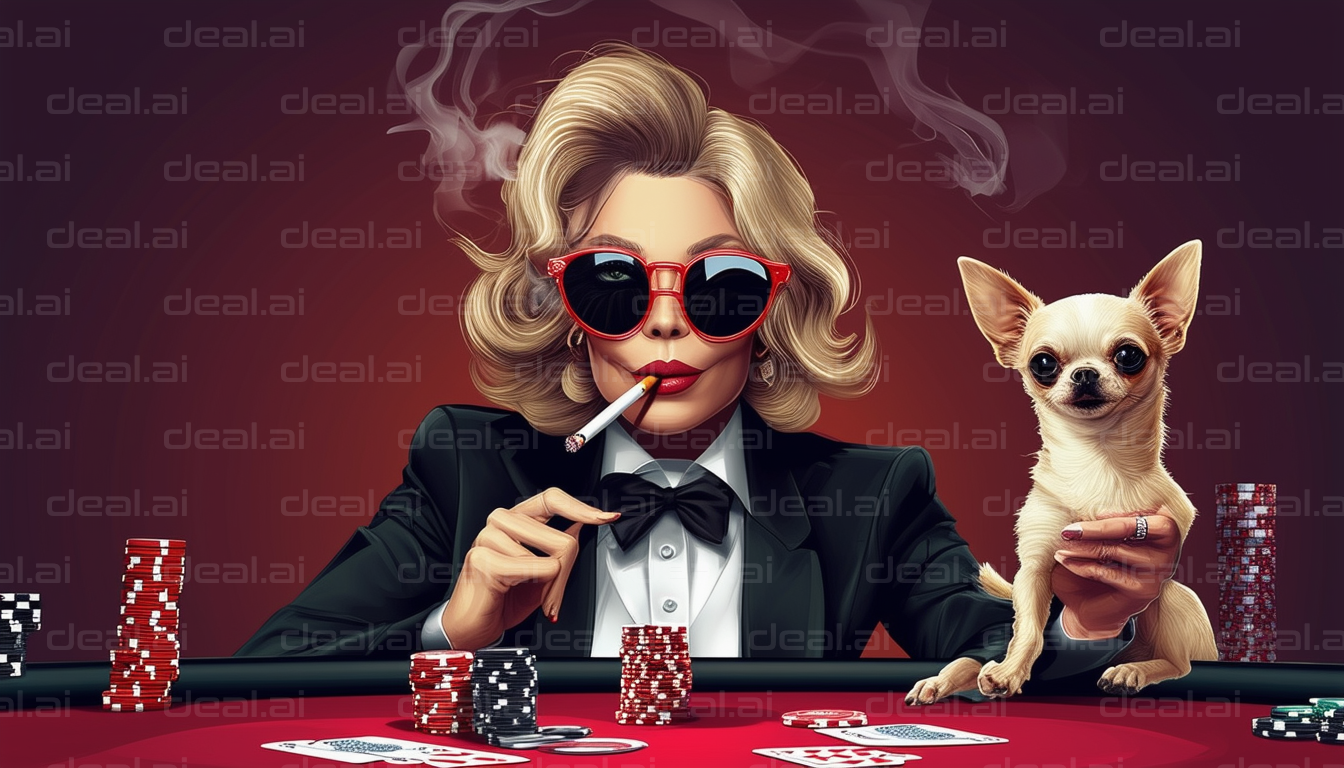 "Poker Night with Style and a Chihuahua"