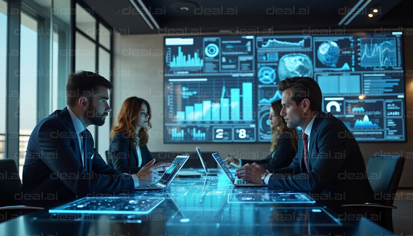 Futuristic Business Meeting Room