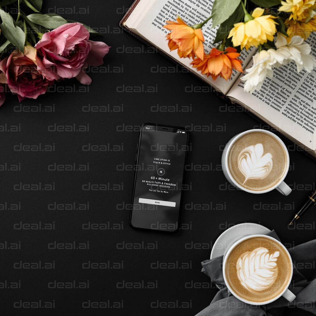 "Coffee, Flowers & Relaxed Reading"