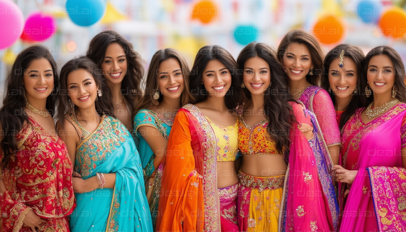 "Colorful Celebration of Friendship"