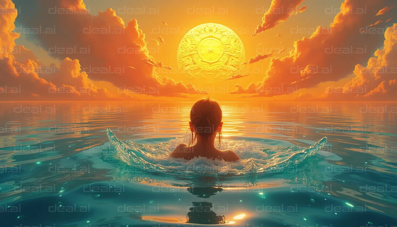 Golden Sunset Serenity