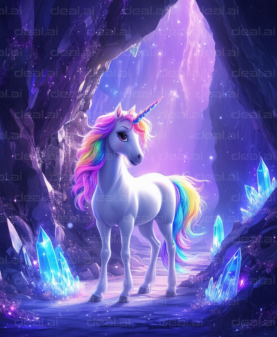 "Enchanted Cave of the Rainbow Unicorn"
