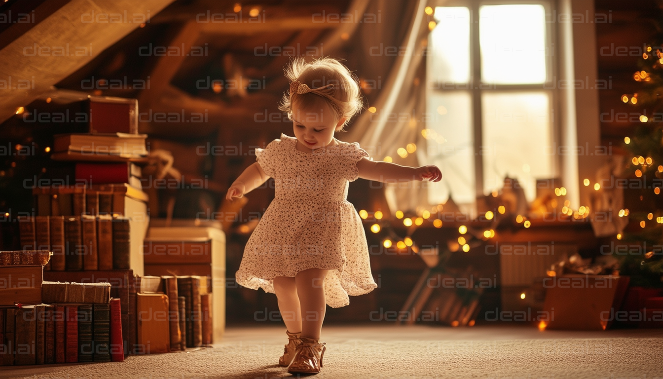 "Little Dancer in a Fairy Tale Setting"