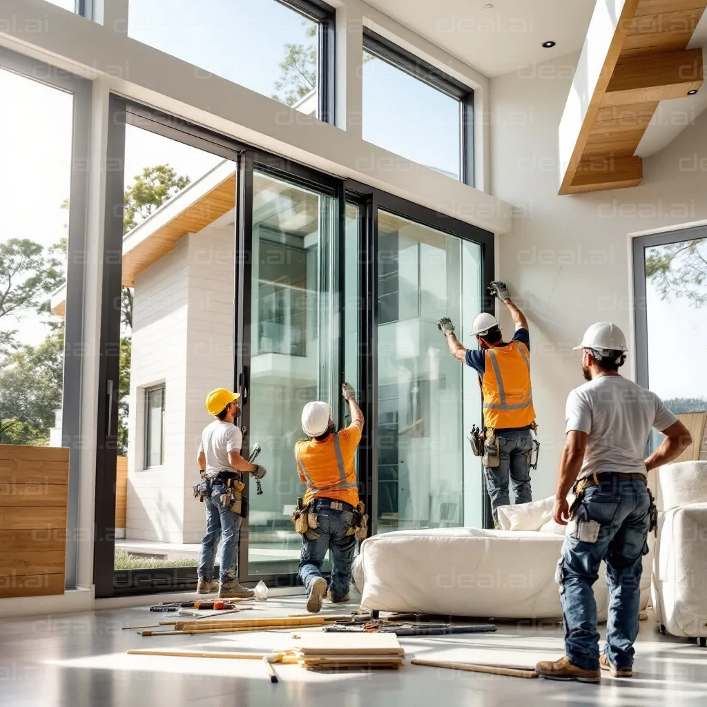 Installing Glass Doors Indoors