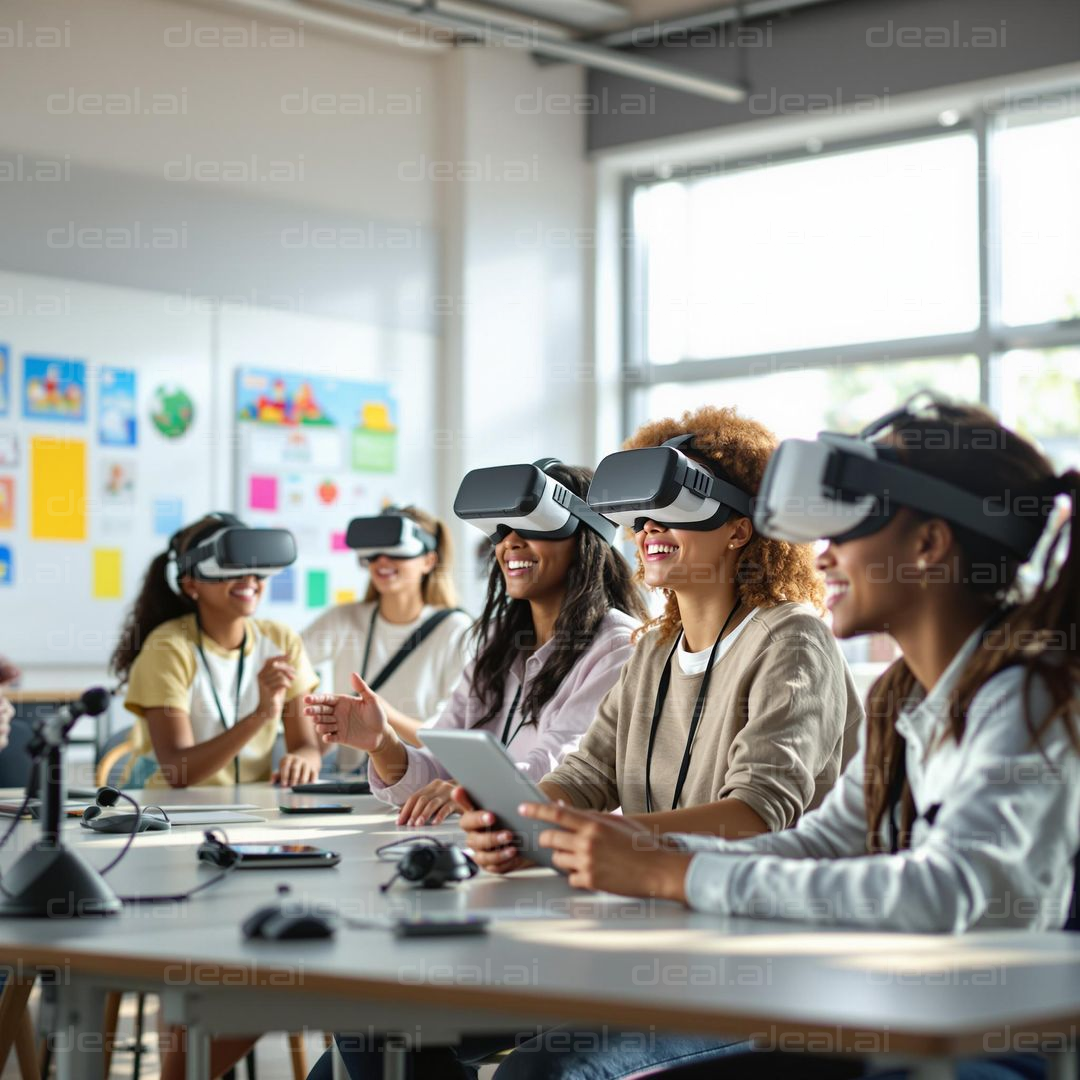 Students Engaging in Virtual Reality