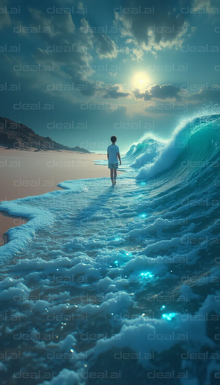 "Walking Along the Glowing Shore"