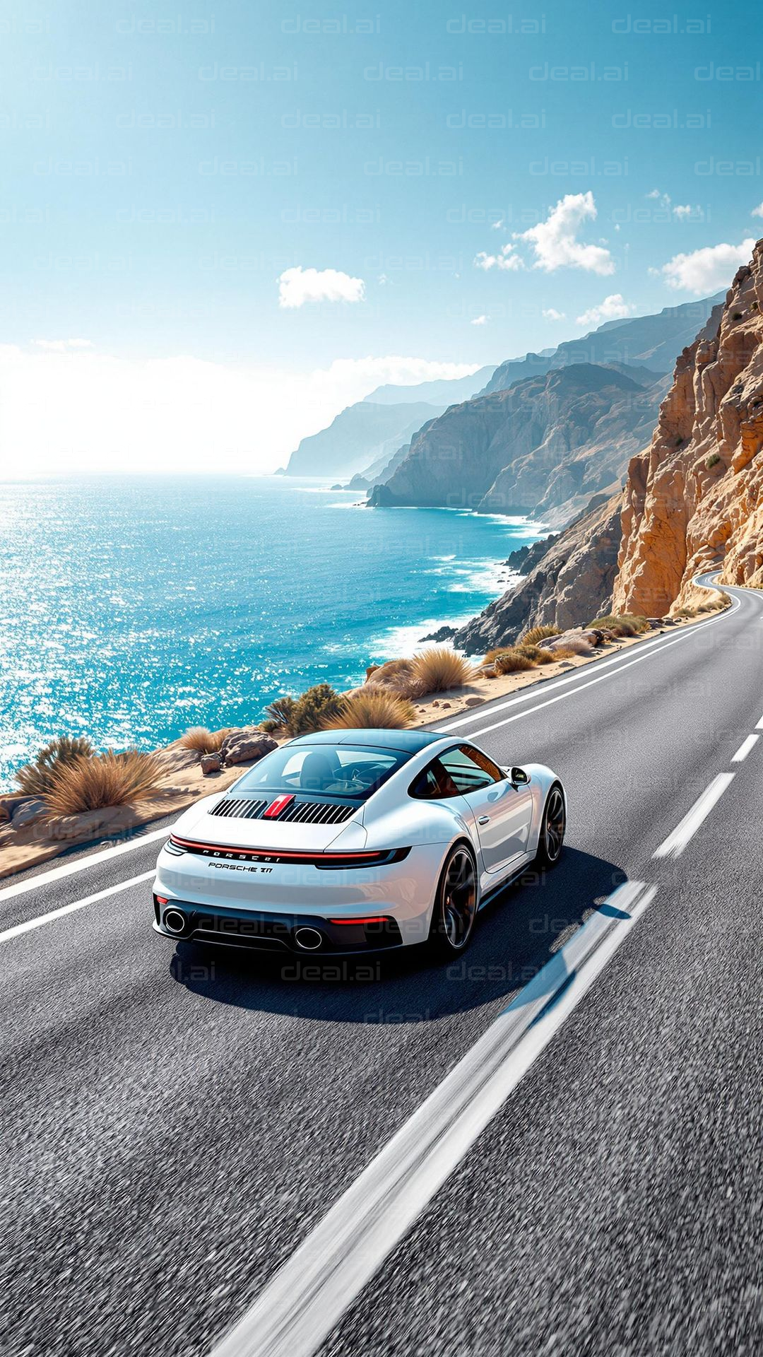 Coastal Drive in a Sports Car