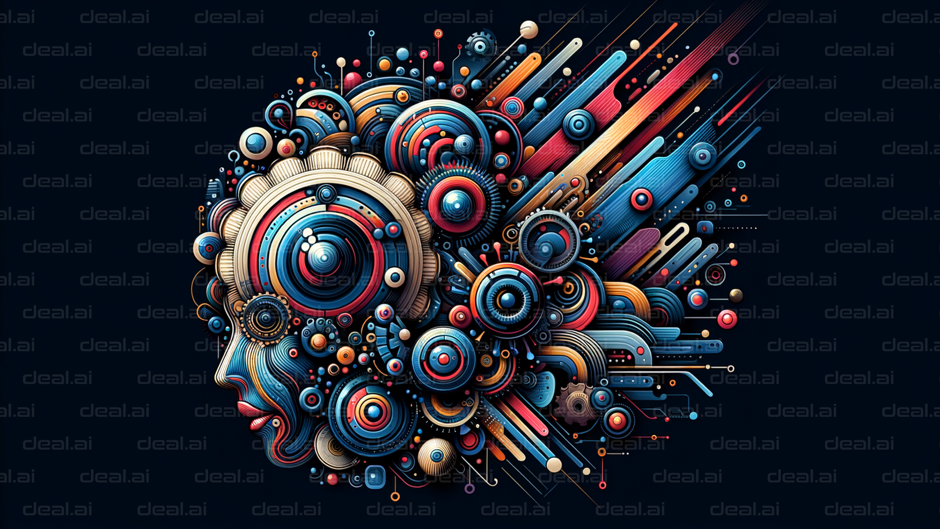 "Futuristic Abstract Head Design"