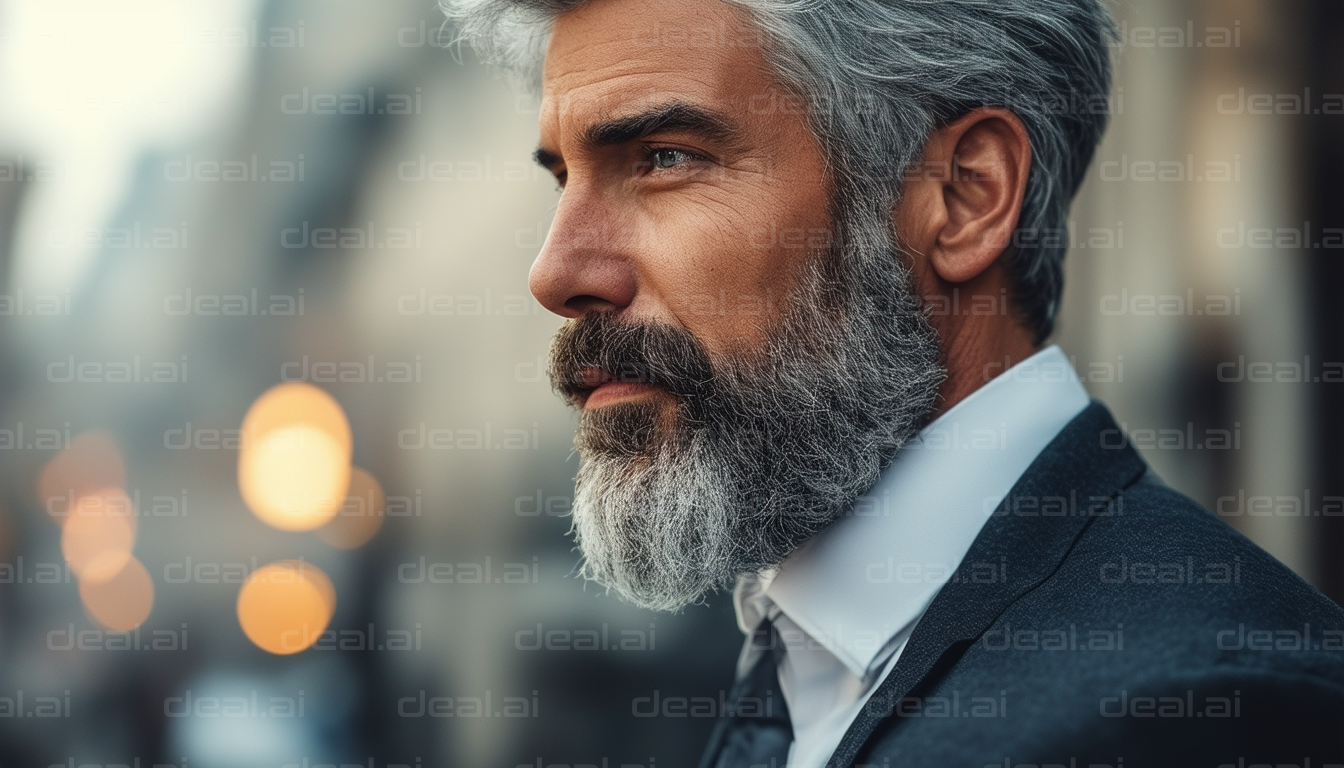 Distinguished Grey Beard Gentleman