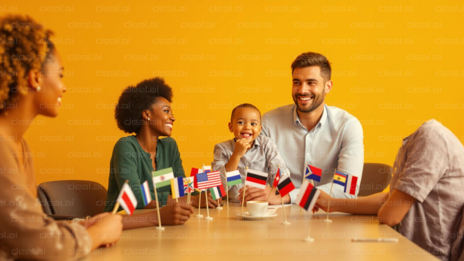 "Diverse Group Celebrating Unity"