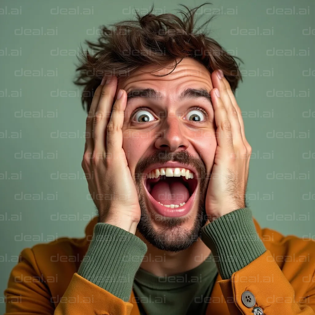 "Surprised and Excited Reaction"