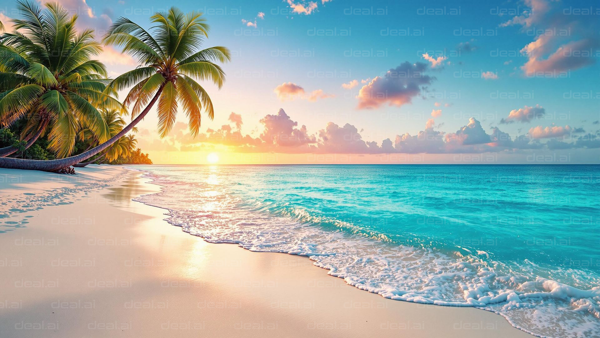 Tropical Beach Sunrise Bliss