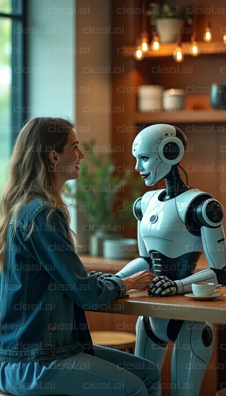 Human and Robot Sharing a Moment