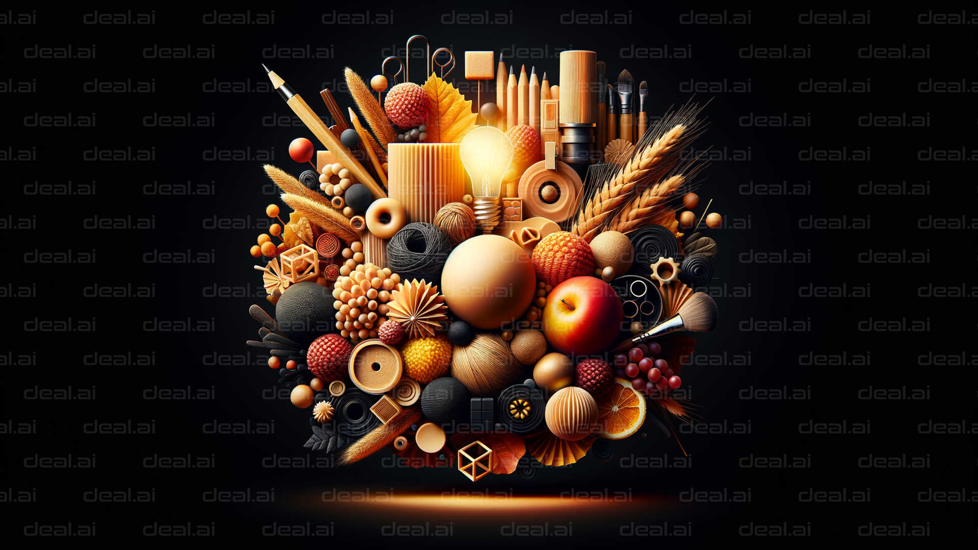 Creative Fusion of Colors and Shapes