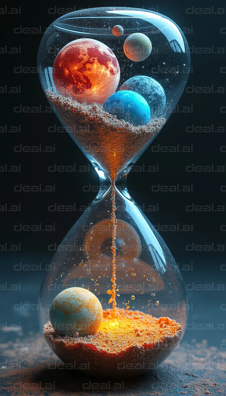 "Planets in an Hourglass of Time"