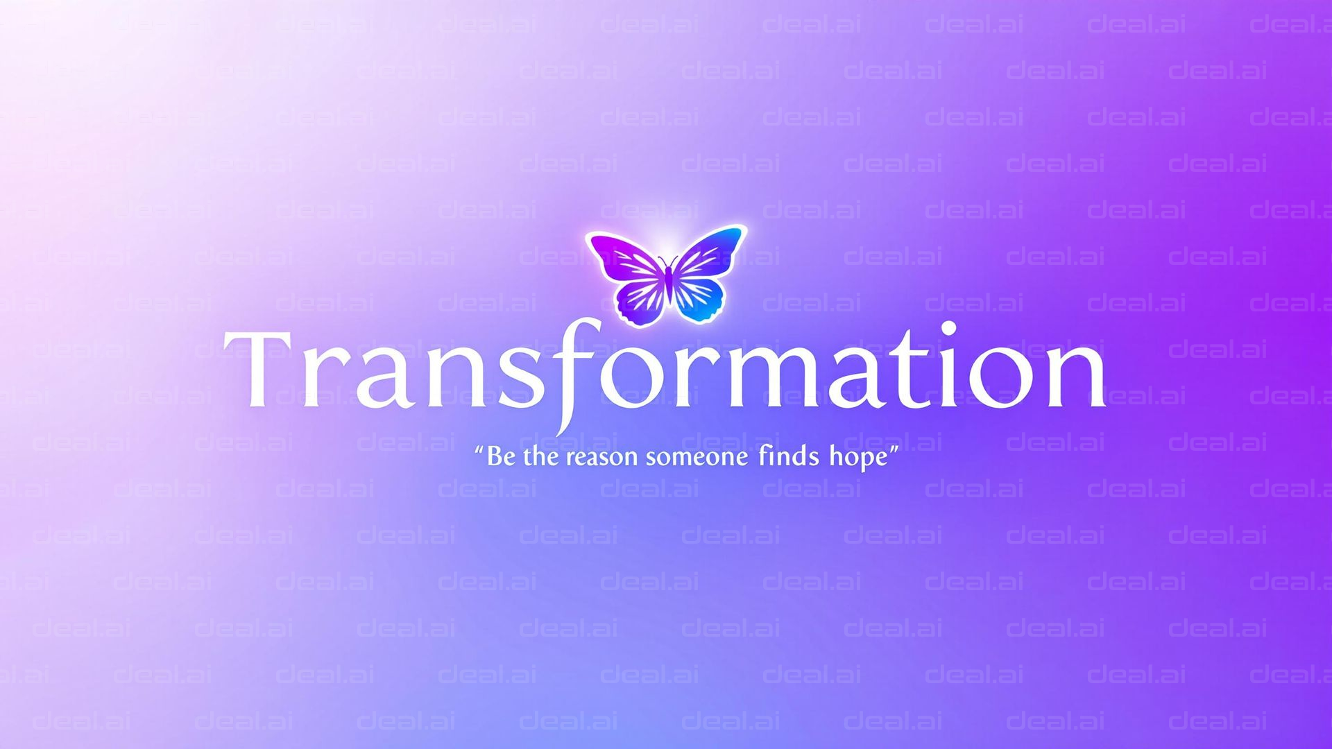 "Transformation and Hope"