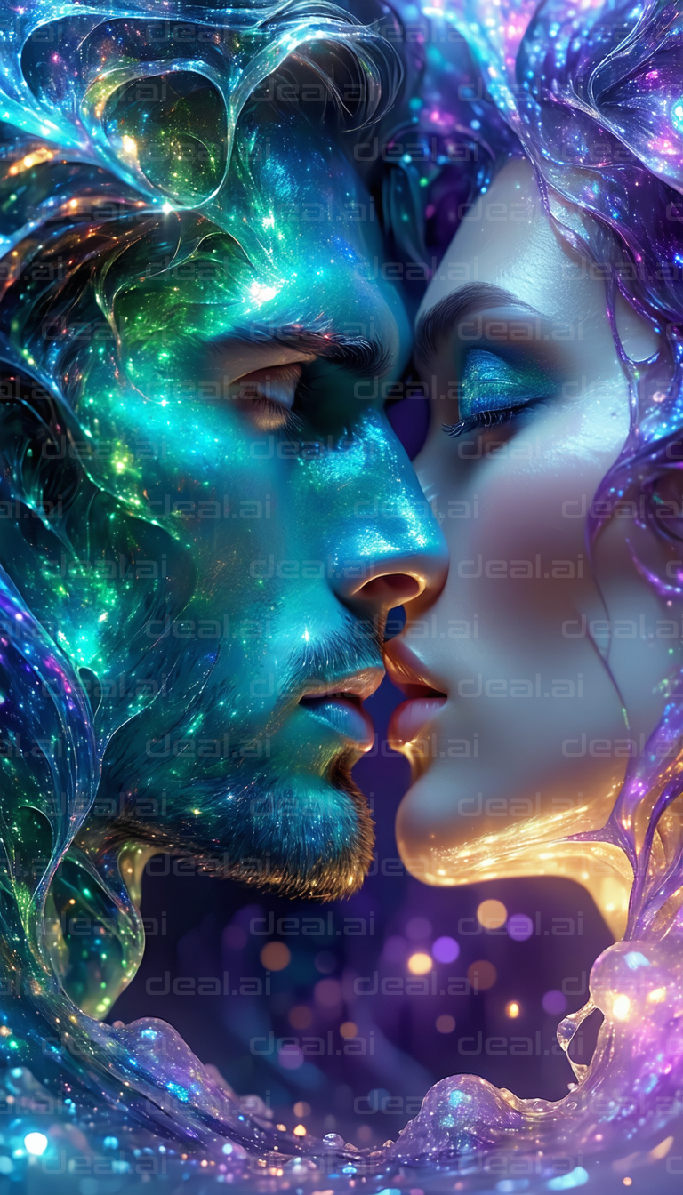 "Ethereal Cosmic Connection"