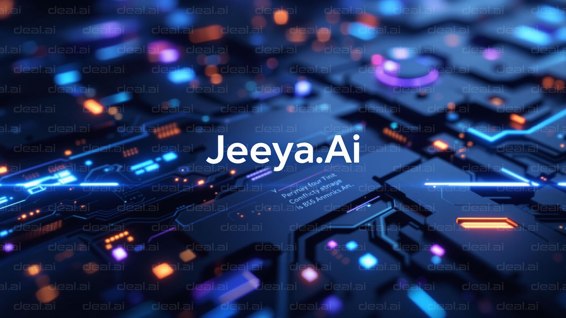 "Jeeya.Ai: Futuristic Tech Vision"