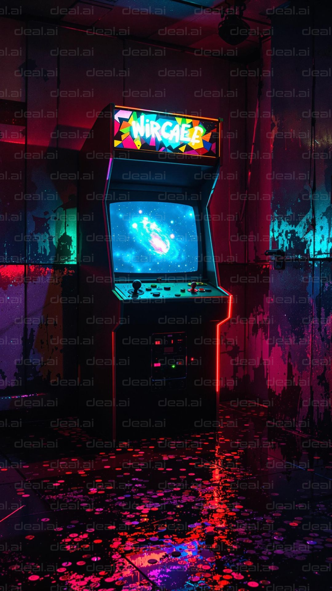 Retro Arcade Nostalgia: Neon Dreams