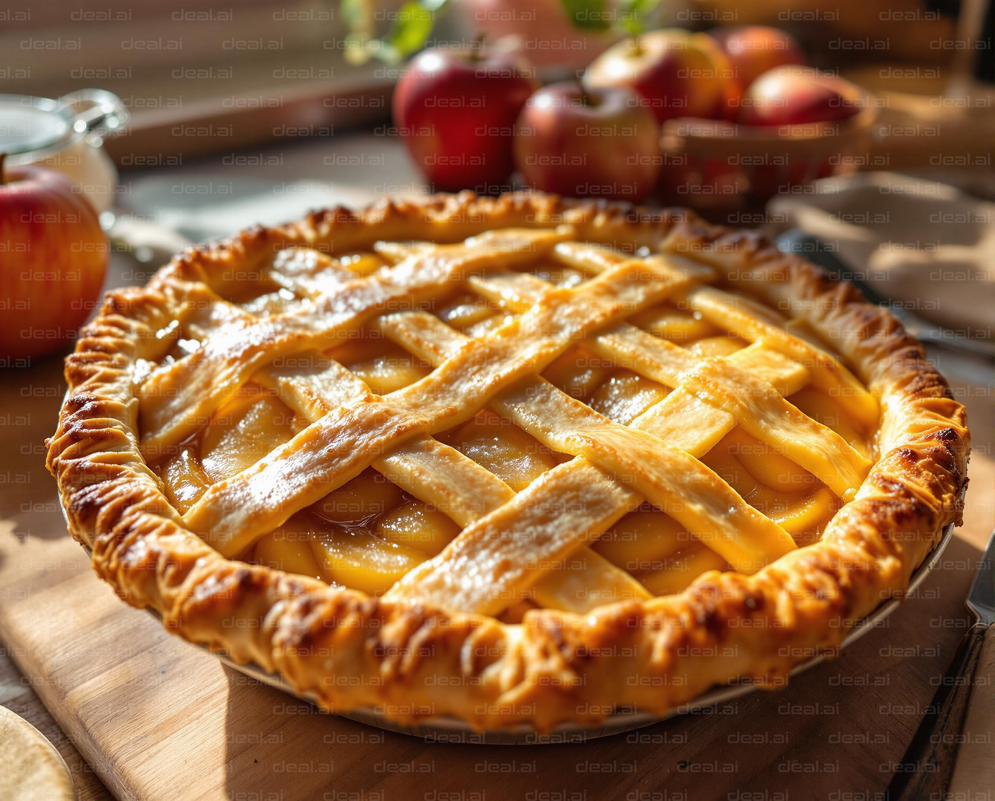 Warm Homemade Apple Pie
