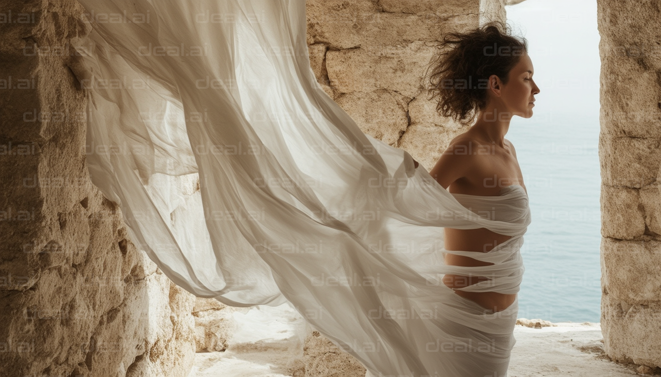 "Graceful Moments by the Sea"