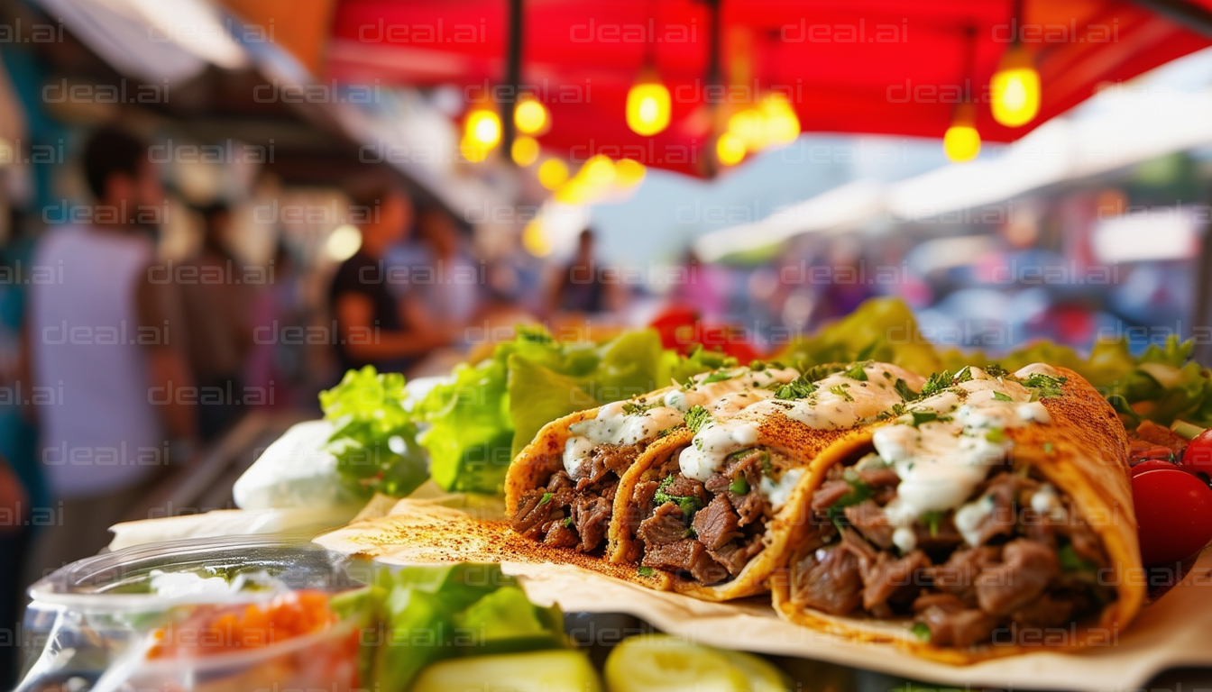 Delicious Street Food Wraps