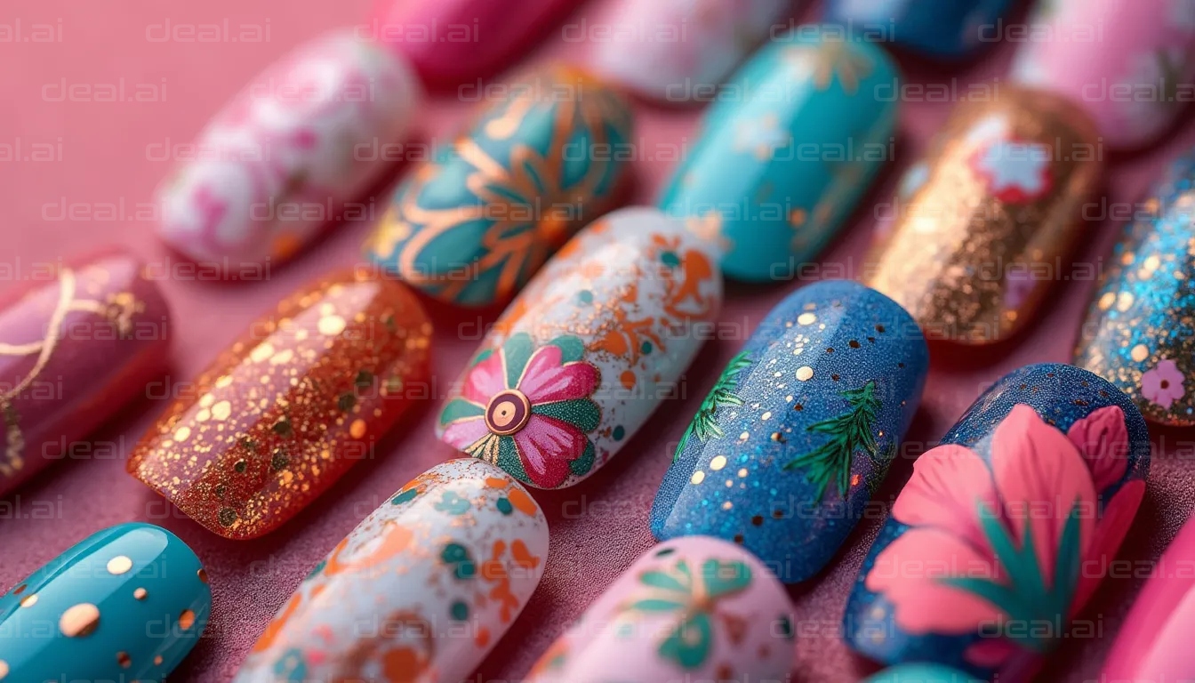 Colorful Nail Art Designs